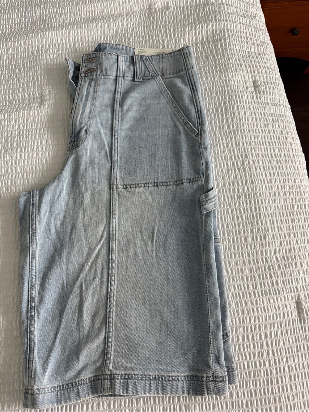 Light Blue Women's Carpenter Jeans - Casual Workwear